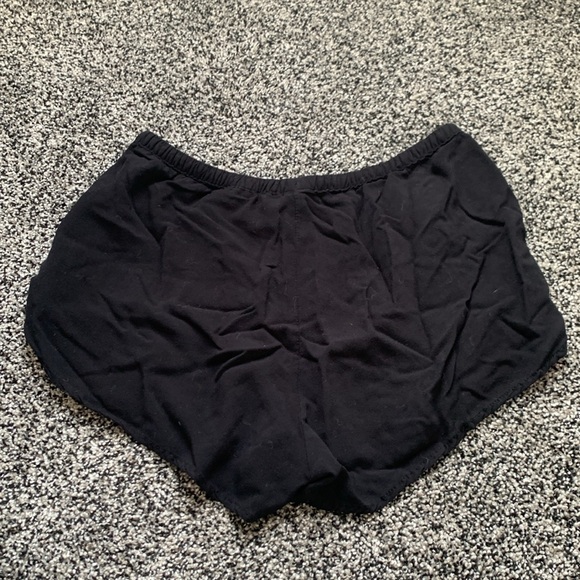 Black Viscose Shorts - Picture 3 of 6
